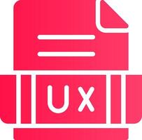 Ux Format Creative Icon Design vector