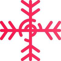 diseño de icono creativo de copo de nieve vector