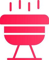 diseño de icono creativo de barbacoa vector