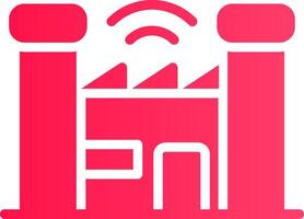 Smart Factory Creative Icon Design vector