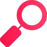 Magnifying Glass Creative Icon Design vector