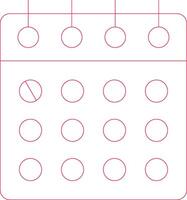 Calendar Creative Icon Design vector