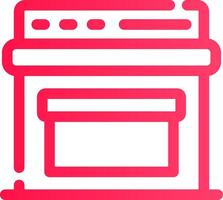 diseño de icono creativo de horno vector