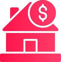 House Price Creative Icon Design vector
