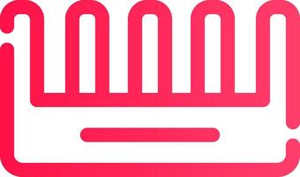Comb Creative Icon Design vector