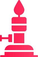 Bunsen Burner Creative Icon Design vector