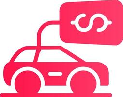 Buy a Car Creative Icon Design vector