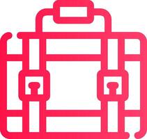 Suitcase Creative Icon Design vector