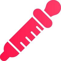 Glyph pink Gradient vector