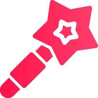 Magic Wand Creative Icon Design vector