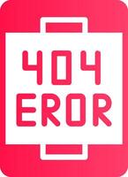 Error Creative Icon Design vector