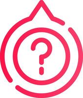 Question Creative Icon Design vector