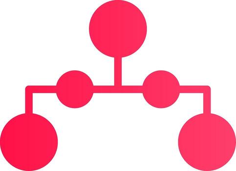 Circle Picture Hierarchy Creative Icon Design vector