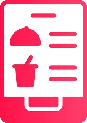 Digital Inflight Menu Creative Icon Design
