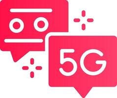 5G Creative Icon Design vector