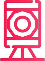 Theodolite Creative Icon Design vector