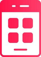 Grid Creative Icon Design vector