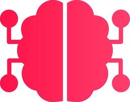 Neurons Circuit Creative Icon Design vector
