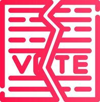 Ballot Creative Icon Design vector