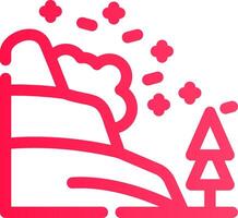 Avalanche Creative Icon Design vector