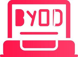 BYOD Tour Creative Icon Design vector