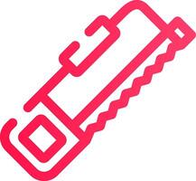 Hack Saw Creative Icon Design vector