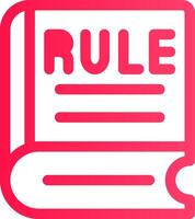 Rule Creative Icon Design vector