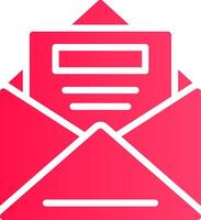 Open Email Creative Icon Design vector