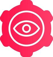 Eye Setting Creative Icon Design vector