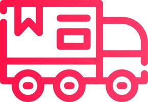 Delivery Truck Creative Icon Design vector