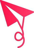 Paper Plane Creative Icon Design vector