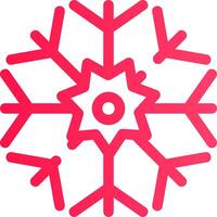 diseño de icono creativo de copo de nieve vector