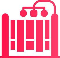 Baby Crib Creative Icon Design vector