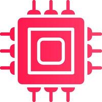 diseño de icono creativo del procesador vector