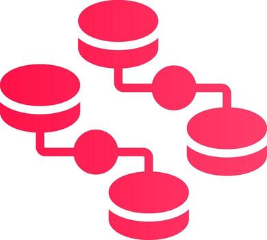 desestructurado datos creativo icono diseño vector