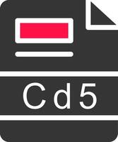 CD5 Creative Icon Design vector