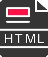 HTML Creative Icon Design vector