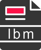 lbm Creative Icon Design vector