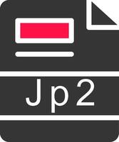 JP2 Creative Icon Design vector