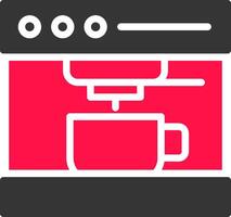 Coffee Machine Creative Icon Design vector