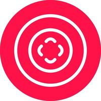 Bullseye Creative Icon Design vector