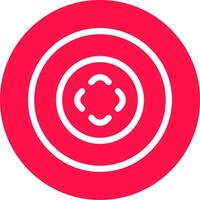 Bullseye Creative Icon Design vector