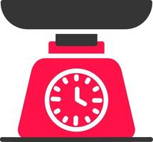 Weighing Machine Creative Icon Design vector
