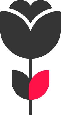 Flower Tulip Creative Icon Design