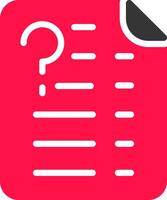 Question Creative Icon Design vector