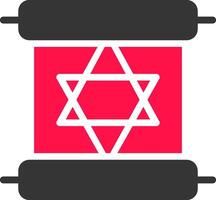 Scroll torah Creative Icon Design vector
