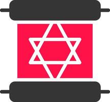 Scroll torah Creative Icon Design vector