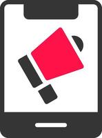 Online Ad Creative Icon Design vector