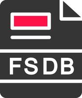 FSDB Creative Icon Design vector