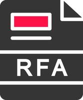 RFA Creative Icon Design vector